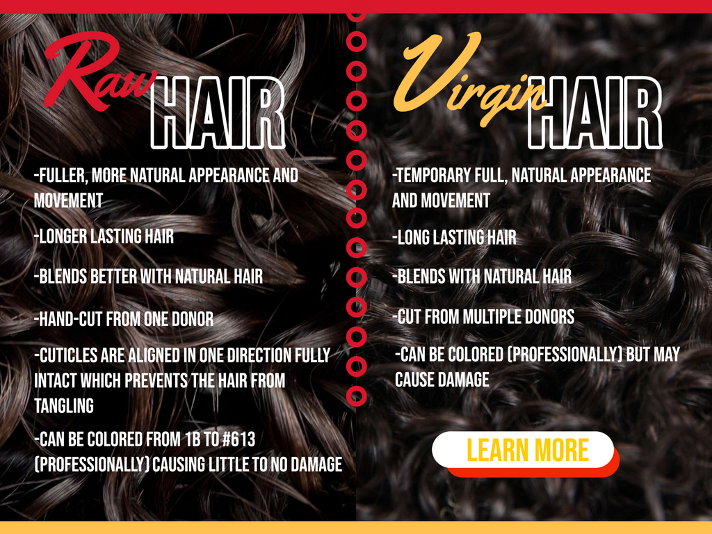 What is the Difference Between Raw Hair and Virgin Hair?